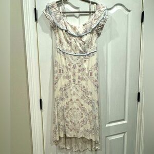 BCBGMAXAZRIA gardenia bloom dress